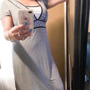 Black and white dress